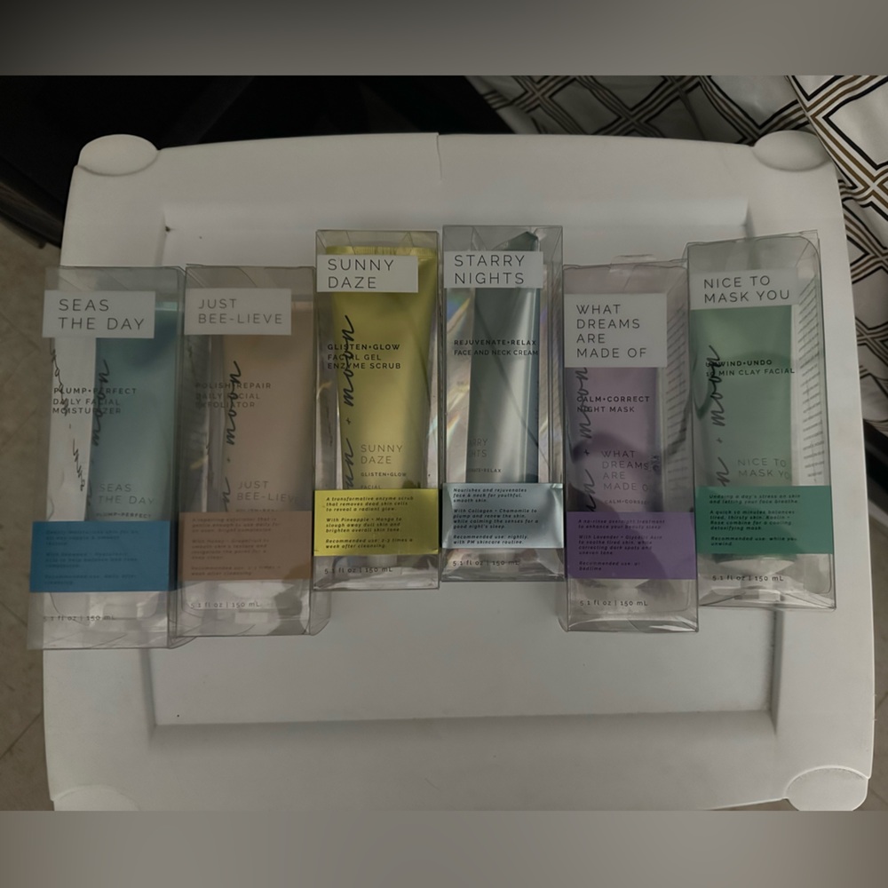 BRAND NEW/SEALED Sun & Moon skin care products (FULL SET)